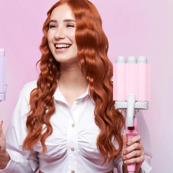 MERMADE PRO HAIR WAVER - 1.25" PINK - Picture 7 of 7